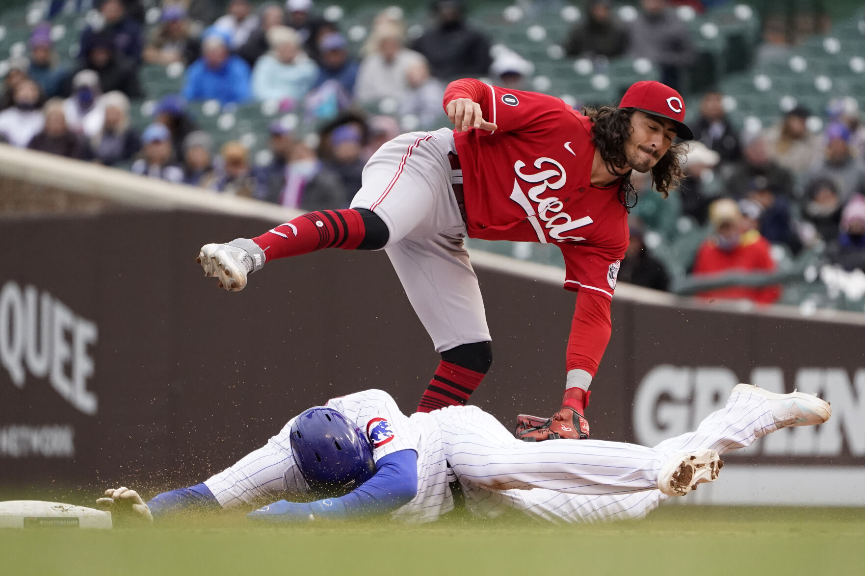APTOPIX Reds Cubs Baseball